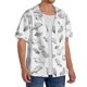 thumbnail image 2 of Balery Sea Turtle Camisa Casual de Manga Corta con Botones para Hombre, Texturizada, Estilo Cubano, para Playa, Verano-4X-Large, 2 of 5