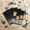 thumbnail image 4 of SHISUYAN 10pcs Stamp Collecting Album Pages for Stamp Enthusiasts Stamp Collection Sheet with Black Background Stamp Collection Pages Album Page Sheets, 4 of 9