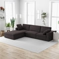 thumbnail image 5 of Pemberly Row Mid-Century Modern Fabric Modular Reversible Sofa in Gray, 5 of 8