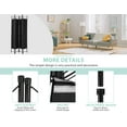 thumbnail image 4 of YRLLENSDAN Partition Room Dividers with 4 Panels, Steel Frame Folding Privacy Screen for Room 5.6Ft Portable Room Divider Screen Freestanding Fabric Room Divider, 4 of 8