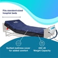 thumbnail image 2 of Medical MedAir Low Air Loss Mattress Replacement System with Alarm, 8" with Quilted Cover Fully Digital with Remote Control, Firm Option, Blue Color., 2 of 9