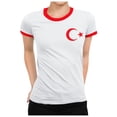 thumbnail image 2 of YMNXA Womens T Shirts Soccer Summer Turkey Graphic Print Short Sleeve Round Neck Fashion Breathable Soft Tee Top For Everyday Wear,White,XXXXXL, 2 of 5