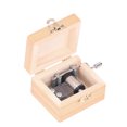 thumbnail image 1 of Caja de música con manivela de manoCaja de música con manivela manual, caja de música duradera con luz de velocidad de ritmo ajustable para decoración capaz para regalo de cumpleaos, 1 of 8