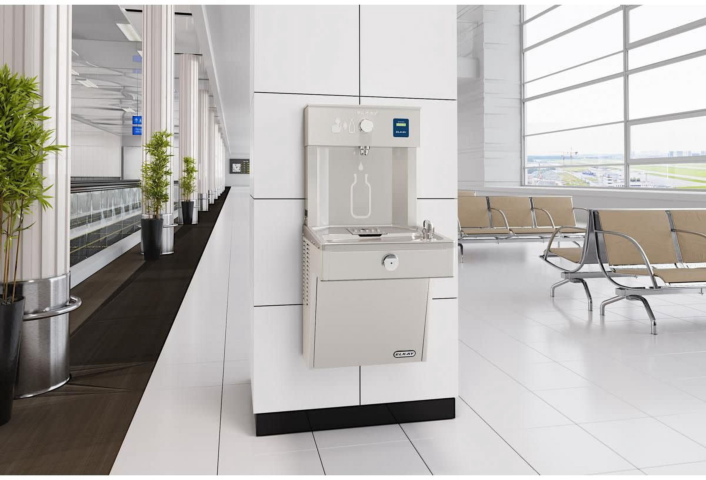 Elkay EZH2O Stainless Vandal-Resistant Wall mount 8 GHP Water Cooler