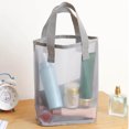 thumbnail image 2 of Bolsa de playa HUOGUO impermeable a prueba de arena con malla gris, 2 of 3