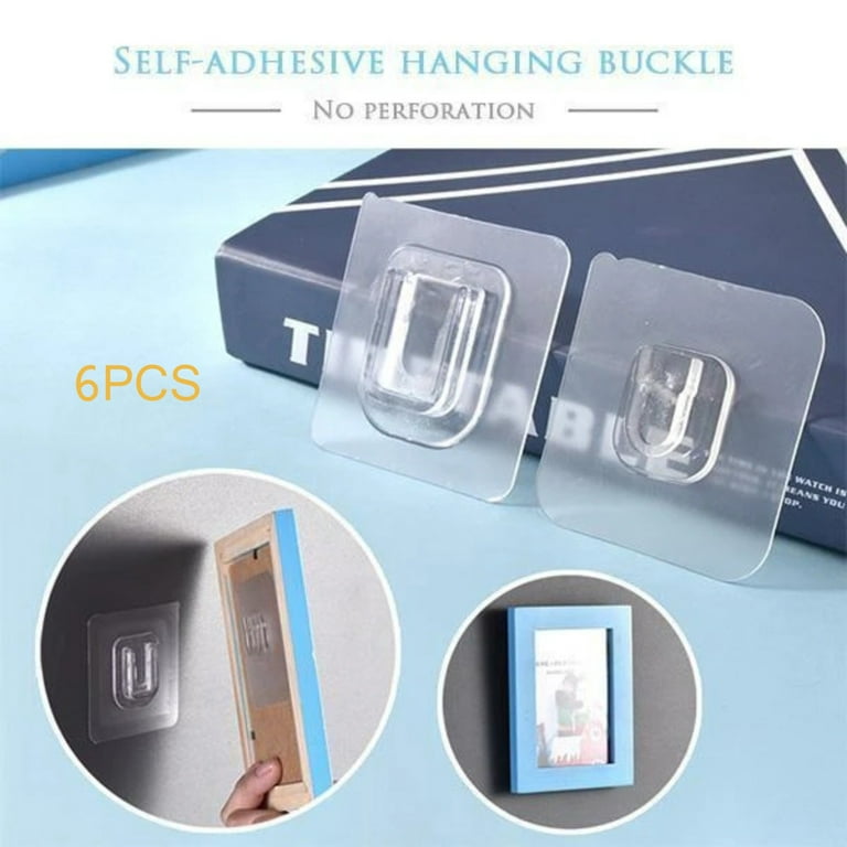 Double-sided Hooks Mounted for Wall Storage Tools Adhesive Wall Hooks  Kitchen Bathroom Products