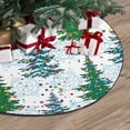 thumbnail image 3 of FMSHPON Christmas TreesSnowflakes Xmas Christmas Tree Skirt Stand Mat for Holiday Party Decoration Indoor Outdoor 36 inches, 3 of 3