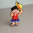 thumbnail image 3 of Anime One Piece Keychain Double Sided Monkey D Luffy Chopper Model Soft Adhesive Backpack Pendant Originality Kids Gifts Toy, 3 of 7