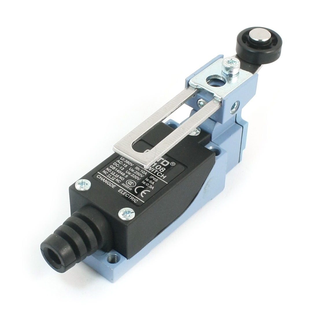 Industrial Electrical Rubber Roller TZ-8108 SPDT Momentary Limit Switch ...