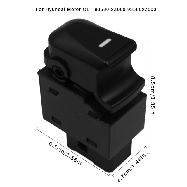 Window Lifter Control Good Flexibility Plastic Smart Car Buttons Switch Auto Accessories Window Regulator Replacement for IX35