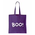 thumbnail image 1 of Boo!, Halloween Cotton Canvas Re-Usable Shopping & Carry-All Tote Bag, 1 of 3