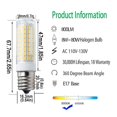 thumbnail image 3 of Bombilla LED LTYY E17 8 W 800 lm 3000 K regulable AC120 V (paquete de 2), 3 of 7