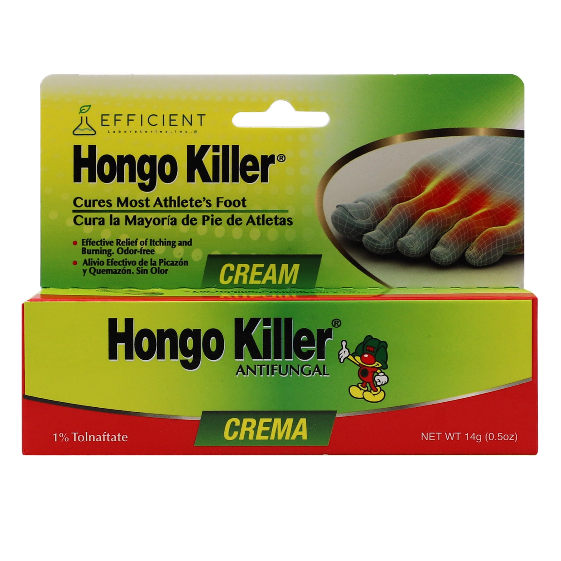 Hongo Killer Antifungal Foot Cream, 1 Each