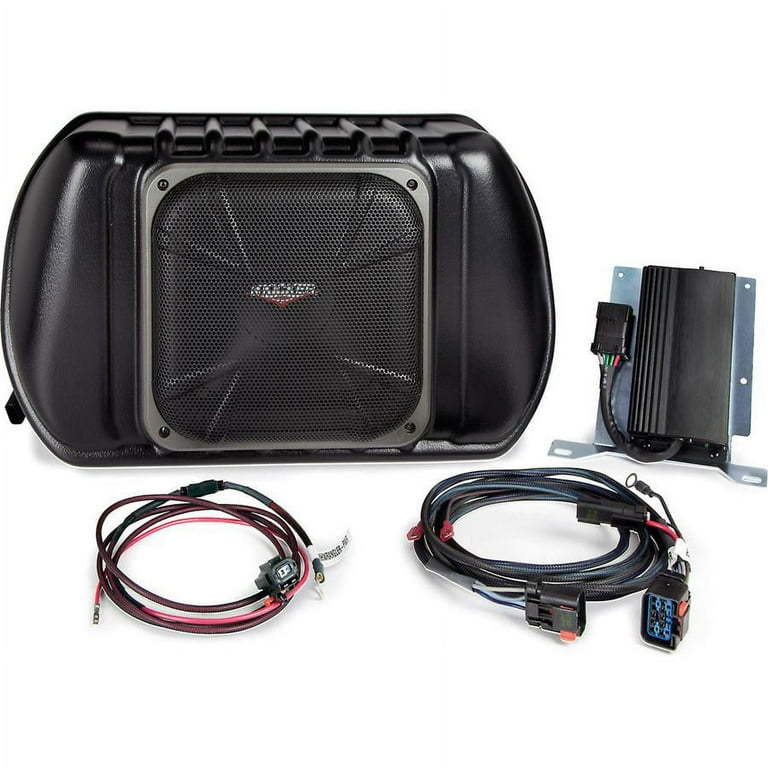 Kicker VSS Multi Channel Amplifier and Powered Subwoofer Kit for 2011 and Up Jeep Wrangler 2 Door