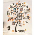 thumbnail image 1 of Pegatinas de pared de árbol Marco de fotos 3D Pegatinas de pared de bricolaje Decoración del hogar para dormitorio, sala de estar, guardería, pasillo, guardería, regalo (naranja, m), 1 of 5