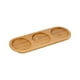thumbnail image 4 of Round Bamboo Service Tray Bamboo Food Tray for Farmhouse Kitchen Restaurants Macarena Bandeja de servicio de bambú, 4 of 8
