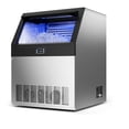 thumbnail image 3 of VEVOR Commercial Ice Maker Machine, 440 lbs/24h with 85 lbs Storage Capacity, Built-in/Freestanding/Under Counter, Stainless Steel Ice Maker with LED Display & Self-Cleaning, for Home Bar Restaurant, 3 of 9