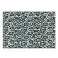 thumbnail image 1 of Black and White Cutting Board, Simple Floral Motifs Tropical Island Vegetation in Monochrome Doodle Style, Decorative Tempered Glass Cutting and Serving Board, Small Size, Black White, by Ambesonne, 1 of 1