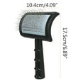 thumbnail image 2 of Large Long Pin Slicker Dog Brush for Dogs,Ideal for Long Double Coated Dogs Doodles,Dog Slicker Brush for Long Haired Dogs,Dematting,Undercoat,Removes Mats,Loose Fur-20mm(0.78”), 2 of 10