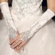 thumbnail image 1 of 1 Pair Bridal Gloves Fingerless Embroidery Lace Elbow Length Gloves For Wedding, 1 of 2