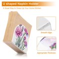 thumbnail image 4 of Carnation Flowers Napkin Holder for Table Clear Napkin Stand Paper Holder Acrylic Organizer Dispenser Napkins for Dinner Kitchen Restaurant Room, 4 of 8