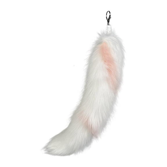 lanema Plush Faux Furs Animal Tail Keychain Pendant Versatile Charm for Bags and Accessories Youth Fashion Backpack Accessory
