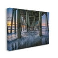 thumbnail image 2 of Stupell Under Pier Beach Waves Photography Landscape Photography Gallery Wrapped Canvas Print Wall Art, 2 of 5