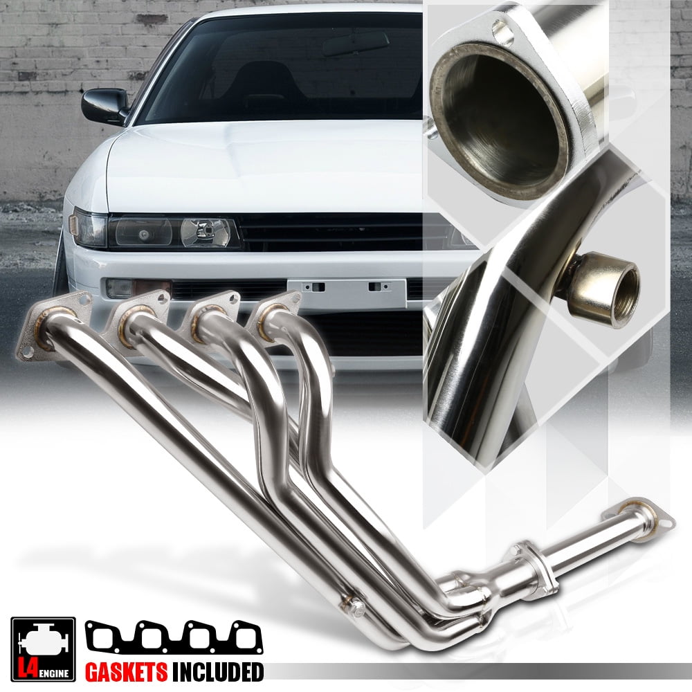 SS 4-1 Exhaust Header Manifold for 89-94 Nissan 240sx S13 Silvia KA24 2 ...