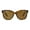 Tortoise Brown, variant on Womens Butterfly Shape Panel Lens Plastic Minimal Sunglasses Clear Green