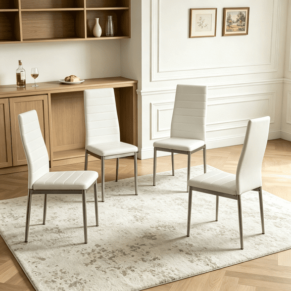 Ktaxon Dining Table Modern Minimallist Glass Kitchen