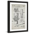 thumbnail image 2 of "Screwdriver 1936 Old Paper" Framed Painting Print, 2 of 4