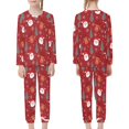 thumbnail image 2 of Renewold Xmas Trees Reindeer Pajamas Top & Pants Set of 2 Soft Skin Friendly Scoop Neck Sleepwear Loungewear 11-12Y Toodlers Long Sleeve Shirt Home Wear,Christmas Holiday, 2 of 5