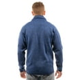 thumbnail image 2 of Burnside B01086657 Sweater Knit Jacket, Heather Navy - 2XL, 2 of 4