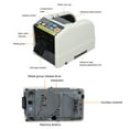 thumbnail image 3 of Automatic Tape Dispenser,Upgrade Ribbon Cutting Machine,Electric Tape Cutting Machine with Manual Auto Tape Cutter Tape Dispenser with 999mm Maximum Cutting Length, 3 of 7