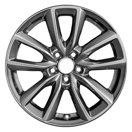 New Aftermarket Painted Charcoal Silver Aluminum Wheel 18 x 7 fits 2019-2022 Mazda 3