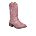 thumbnail image 2 of Roper Girls Glitter Galore Square Toe Cowboy   Mid Calf Boots, 2 of 5