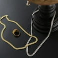 thumbnail image 4 of Chain Necklace For Husband 50th Anniversary from Wife with Personalized Heart Touching Message Card, 4 of 4