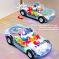 thumbnail image 4 of Interactive Light-Up Police Car Toy with Colorful Gears, Music, and Bump & Go Action for Kids Ages 3+, 4 of 6