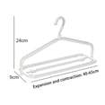 thumbnail image 3 of Expandable Drying Rack for Bed Sheets & Towels, Adjustable 15.7-25.6 Inch Laundry Drying Rack with Windproof Clips, Foldable Clothes Hangers Garment Rack for Indoor/Outdoor, 3 of 7