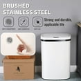thumbnail image 3 of Kitchen Trash Can for Bathroom Bedroom Home Office 13 Gallon 50 Liter Automatic Touch Free High-Capacity Garbage Can with Lid Brushed Stainless Steel Waste Bin, 3 of 7