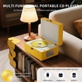 thumbnail image 3 of Reproductor de CD Yintiny de piel recargable con altavoz Bluetooth, 3 of 7