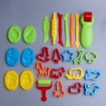 thumbnail image 2 of SNNROO 26 Pieces Play Dough Tools Playdough Accessories Set Various  Molds Rollers   Gift for   Random Color, 2 of 7