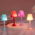 thumbnail image 3 of Mini Flower Night Lamp Cute Versatile Decorative Table Lamp for Bedroom Desktop Miniature Landscapes, 3 of 6