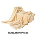thumbnail image 3 of LHNFT Soft Cozy Flannel Fleece Throw Blanket, Small Solid Shag Minky Lightweight Fuzzy Flannel Blanket for Bedroom and Sofa, Luxury Washable Warm Velvet Blanket for Couch Pet, Breathable, 100x70CM, 3 of 4