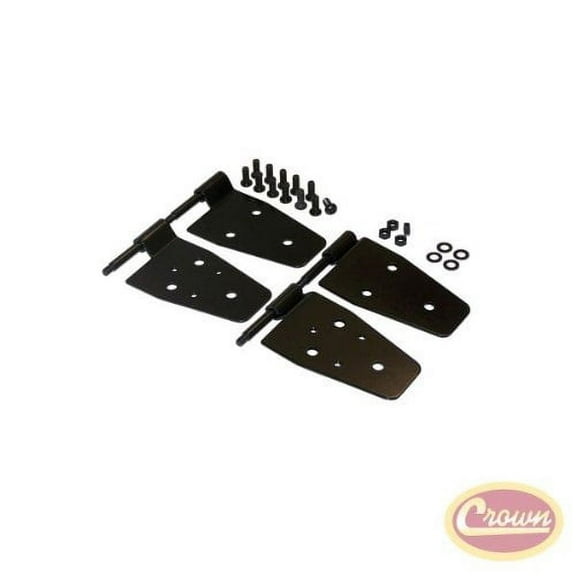 Crown Automotive RT26003 CASRT26003 97-06 TJ WRANGLER/87-95 YJ WRANGLER W/HALF DOORS W/PROVISIONS FOR MIRRORS DOOR HINGE SET