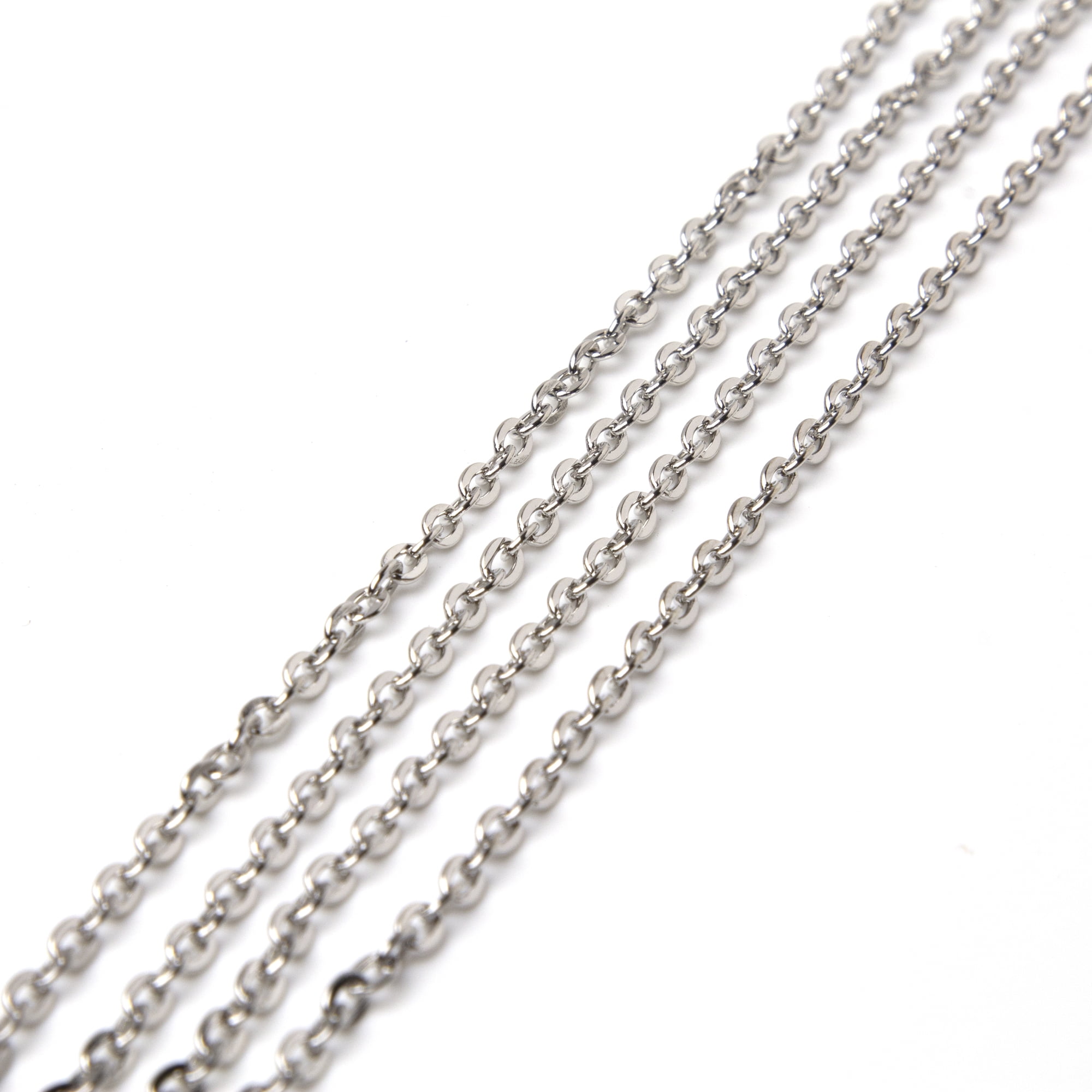 DIY Metal 90 in. Small Chain, Silver Finish, Unisex