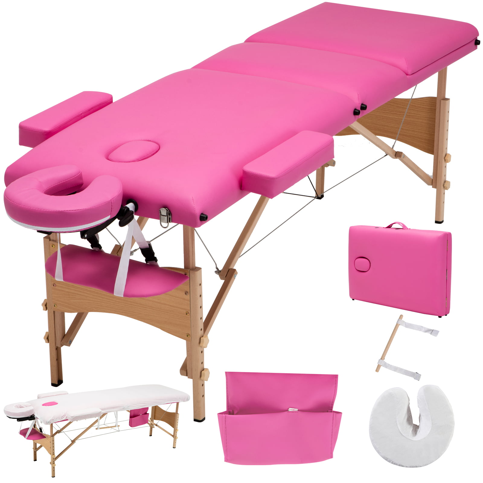 Mecor Folding Massage Table 84'' Professional Massage Bed ...