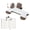 Brown, variant on ZOURIH Book Clip to Hold Book Open,Sturdy Non-Slip Page Holder Clips for Reading - Strong Grip,Clear Design Does Not Block Text,Portable ABS Plastic for office Cookbook Journal,Yellow