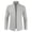 Silver, variant on Bcfgryg Mens Fashion Leisure Solid Wool Knitting Versatile Stand Collar Long Sleeve Long Style Cardigan Coat Cardigans For Men Black L