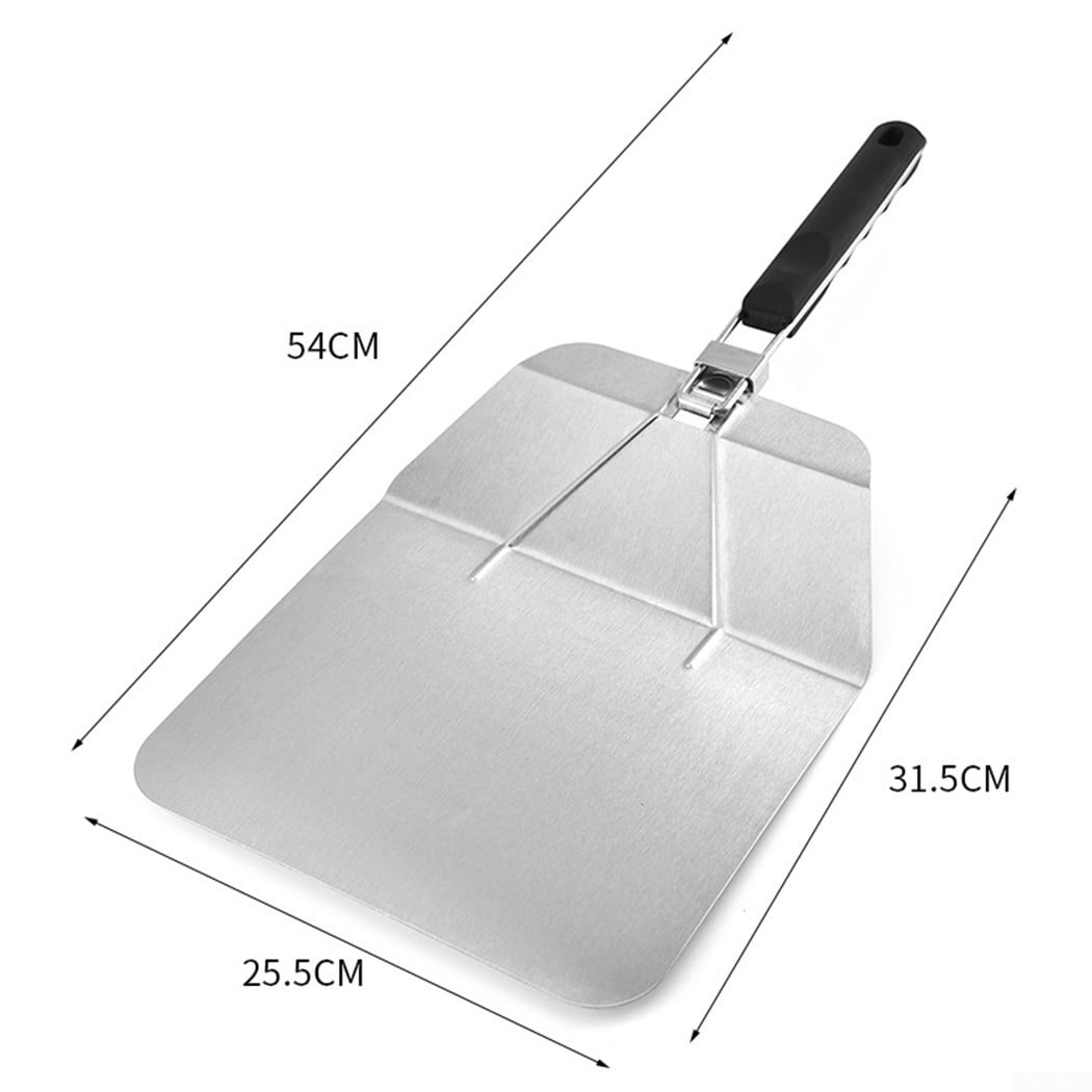 Pizza Peel Bakers Paddle Folding Handle Stainless Steel Cake Lifter Professional 
